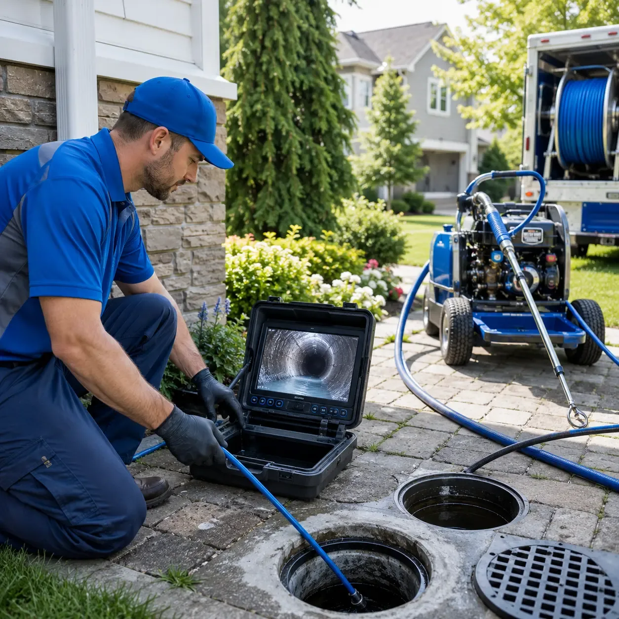 Outdoor drain cleaning professionals serving Cofield, NC